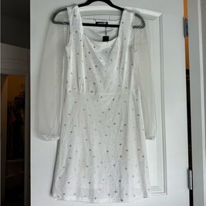 White constellation dress